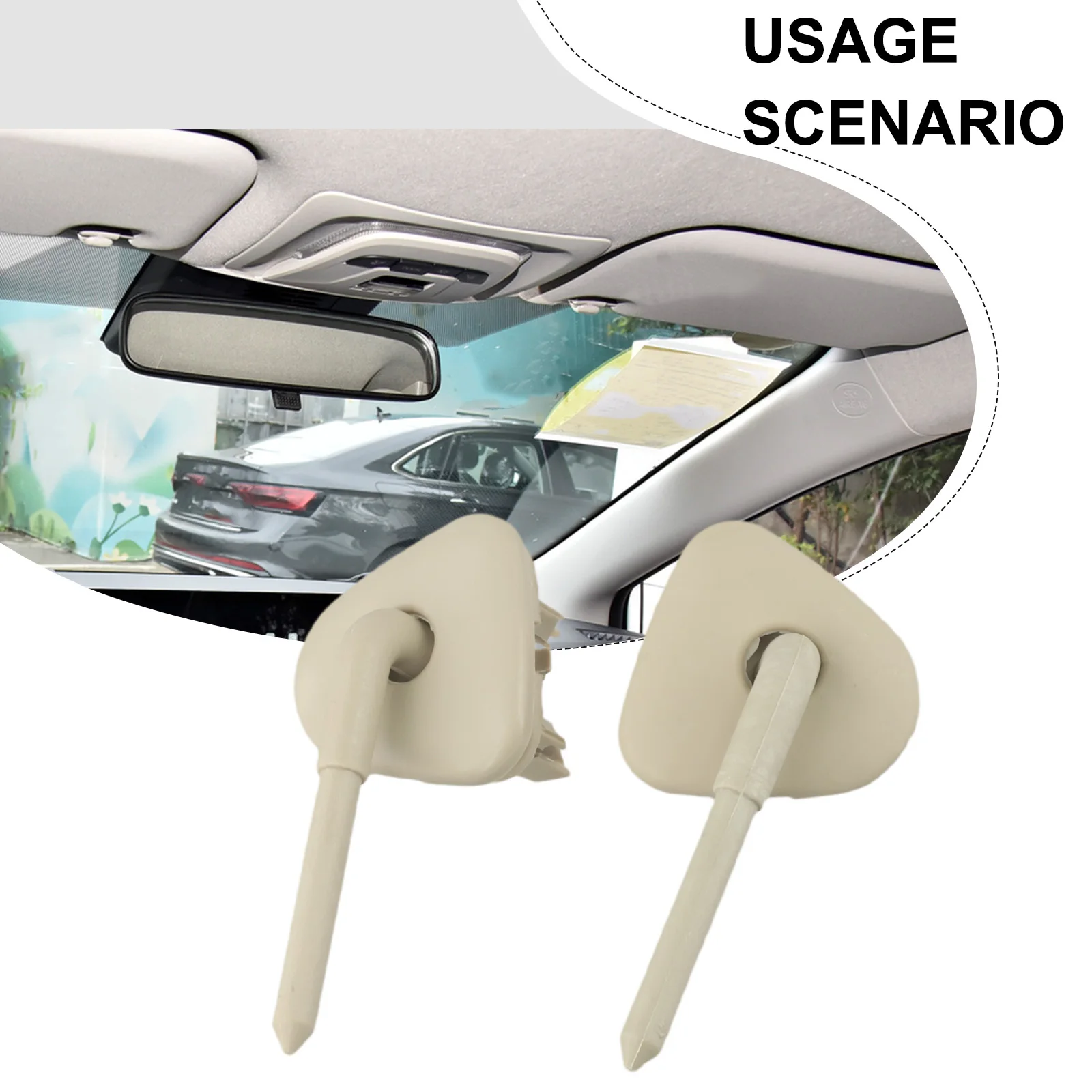 Auto Parts Sun Visor Fixed Clip Car Accessories Front Left&Right Replacement Set For BYD For F3 For F3R Practical