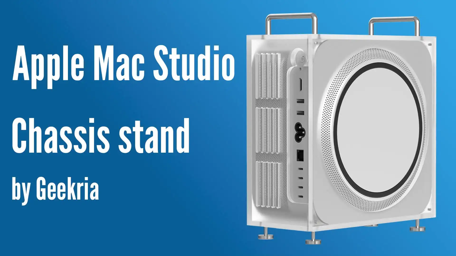 Geekria アクリル製デスクスタンド Apple Mac Studio M5 M4 M3 M2 M1