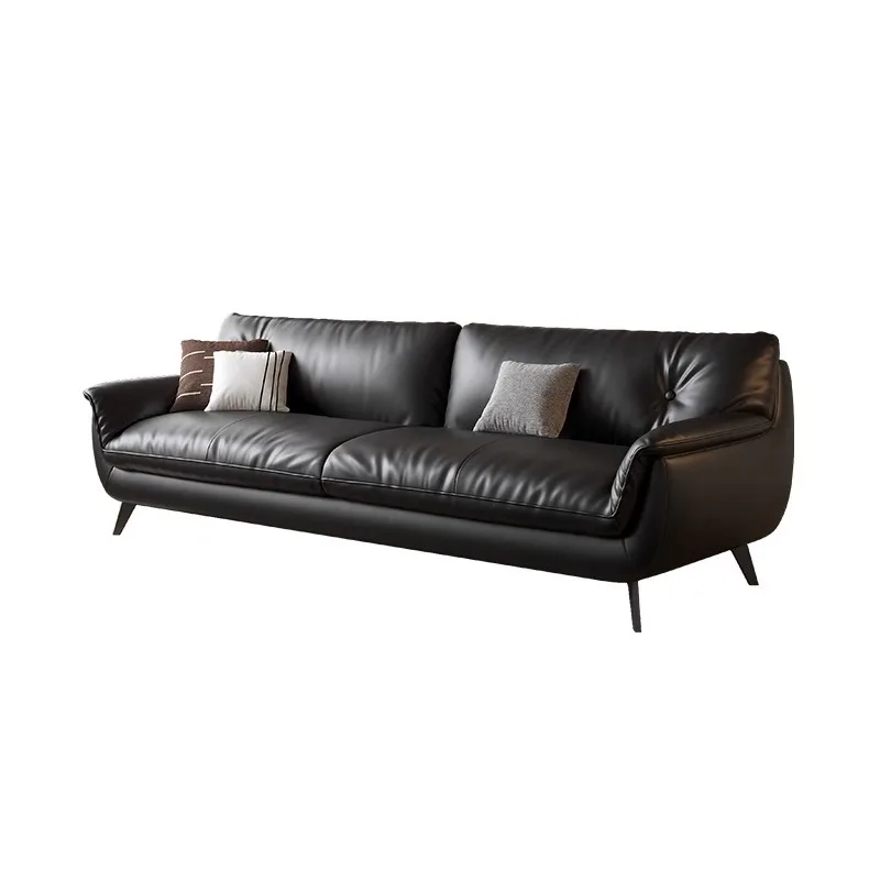 

American retro leather sofa first layer cowhide