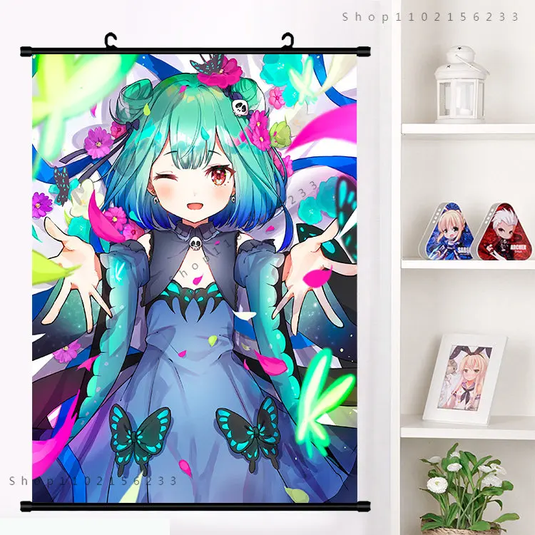 Anime Wall Painting HD Prints Home Vtuber Hololive Uruha Rushia Posters Canvas Art Girls Modular Picture Hang Scrolls Room Decor