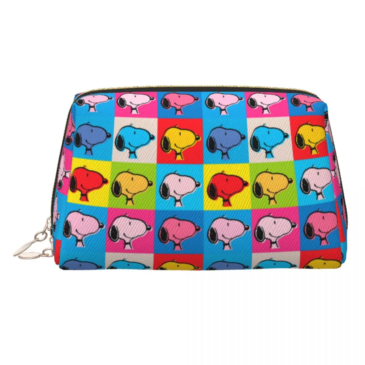 

Custom Travel S-Snoopyes Collage Toiletry Bag Cute Makeup Cosmetic Organizer Women Beauty Storage Dopp Kit Case