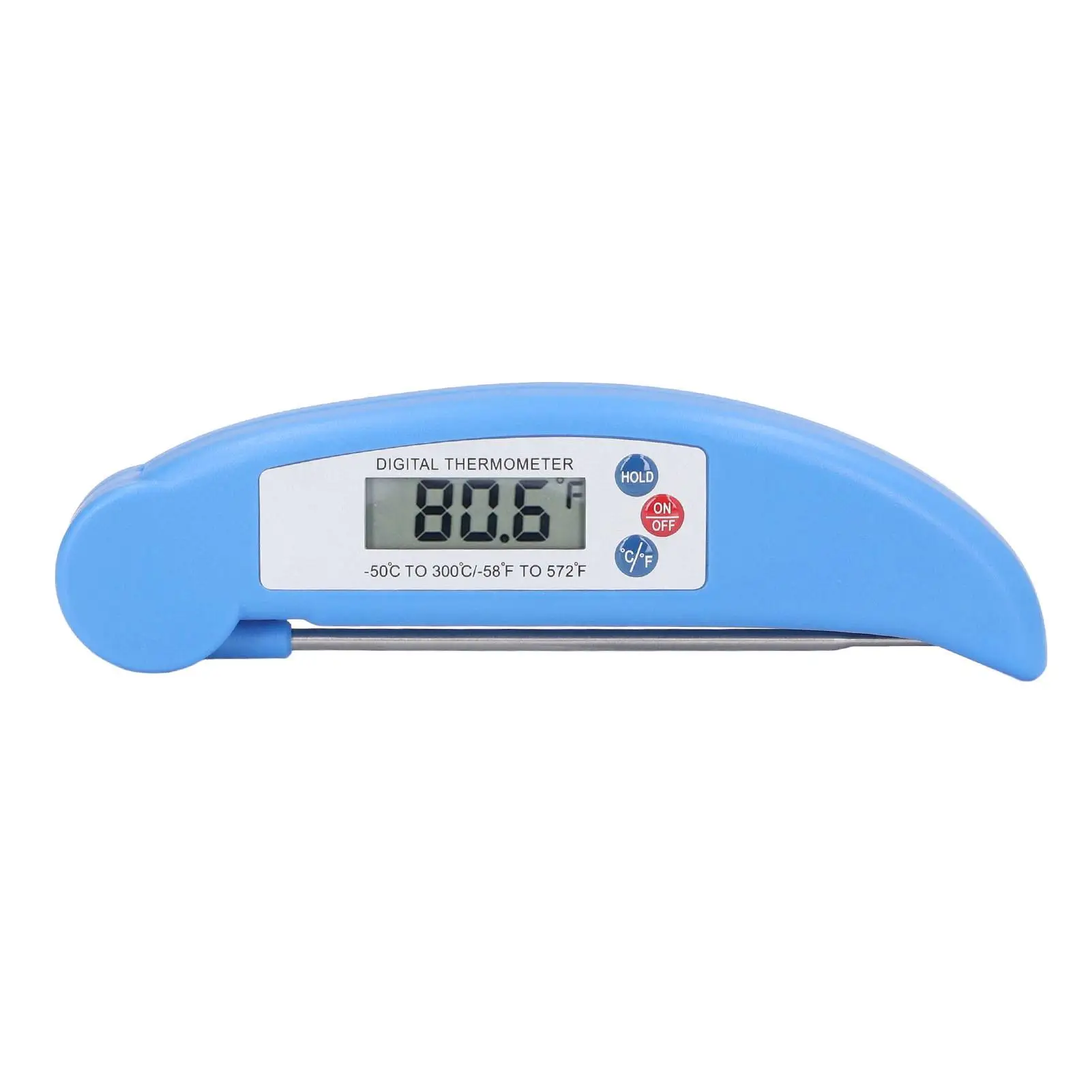 Folding Probe Food Grade Meat Thermometer for Perfect Cooking - for kitchen Food Thermometer