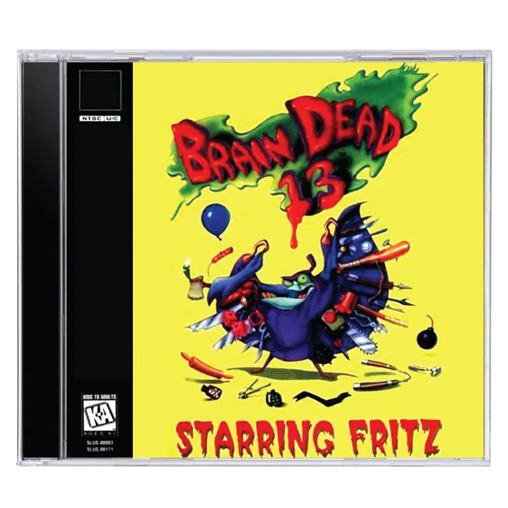 

PS1 Brain Dead 13 With Manual Copy Disc Game Unlock Console Station 1 Retro Optical Driver Video Game accessories