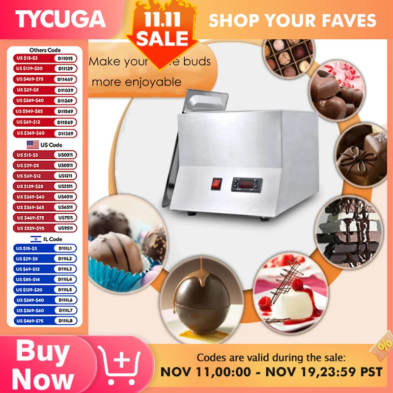 Comercial chocolate quente mergulhando pote de derretimento de chocolate elétrico doces com máquina de aquecimento de chocolate mais quente melter 1 treliças