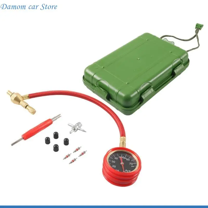 

A2UC Deflator Tire Pressure Gauges High Precisions Tire Pressure Meter for Offroad Use