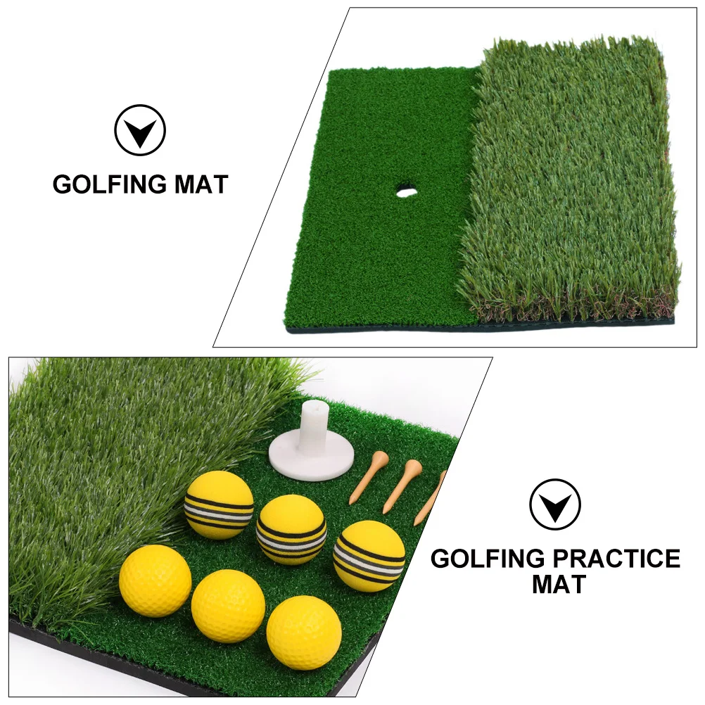 1 مجموعة قطع النار ممارسة الوسادة Pp النايلون العشب إيفا المواد داخلي في الهواء الطلق معدات تدريب الغولف طوي ممارسة الغولف سوينغ #4