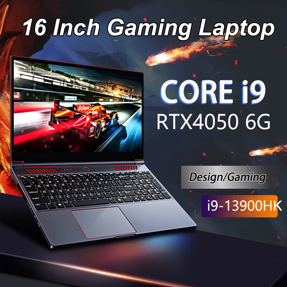 16inch Gaming Laptop Computer Notebook Rtx4050 6G Intel Core I9-13900hk
