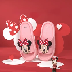 New Summer Children Sandals Kids Cartoon Minnie Toddler Boys Girls Soft Sole Shoes Anti-Slip Slippers Wearable in all seasons