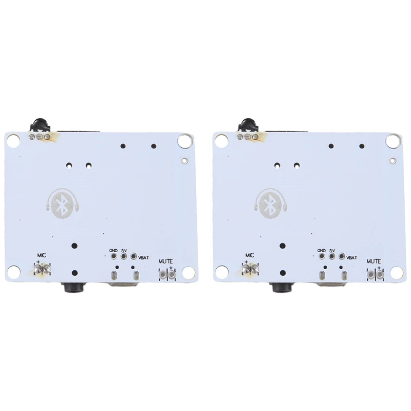 2Pcs Bluetooth Audio Receiver Module Wireless Module Car Lossless Speaker Amplifier Modified Bluetooth 4.1 Board Module