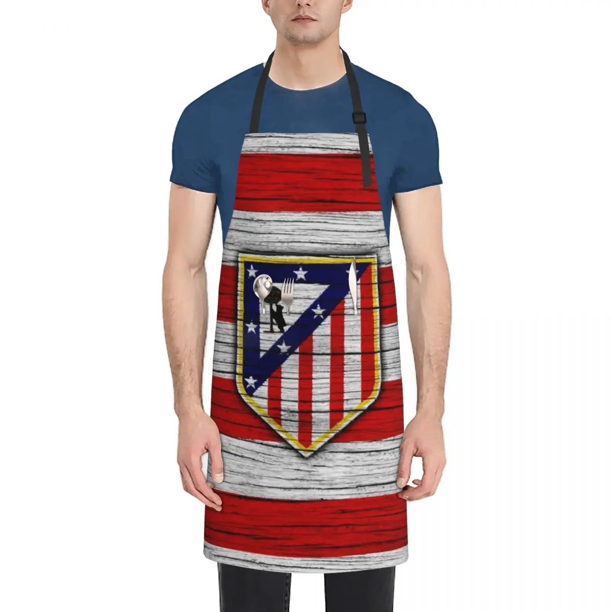 

Atlético de Madrid Apron Beauty Womens Dresses chef for man Household Items Useful Apron