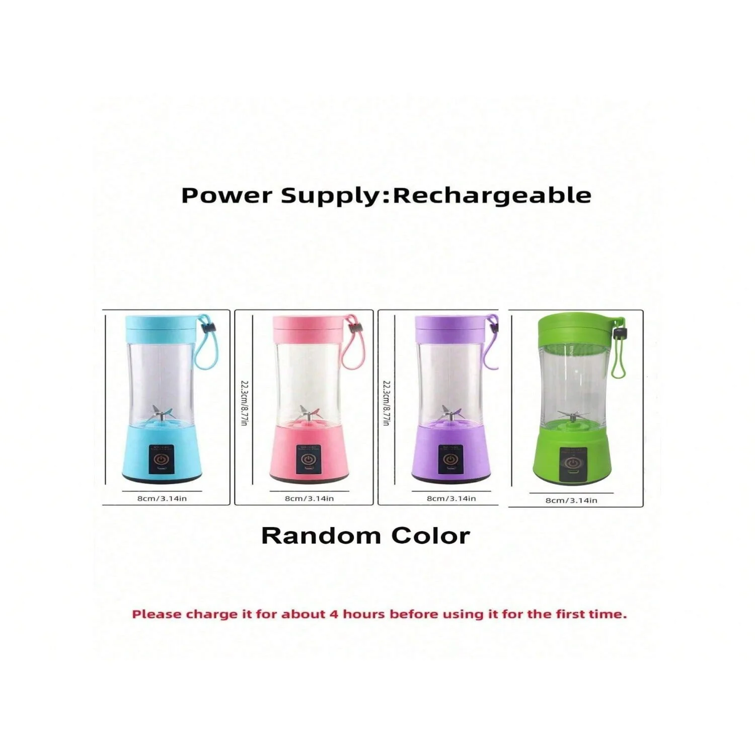 Персональный портативный блендер, мини-блендер для сока, USB перезаряжаемый блендер небольшого размера для смузи и коктейлей, мини-соковыжималка, чашка Trave