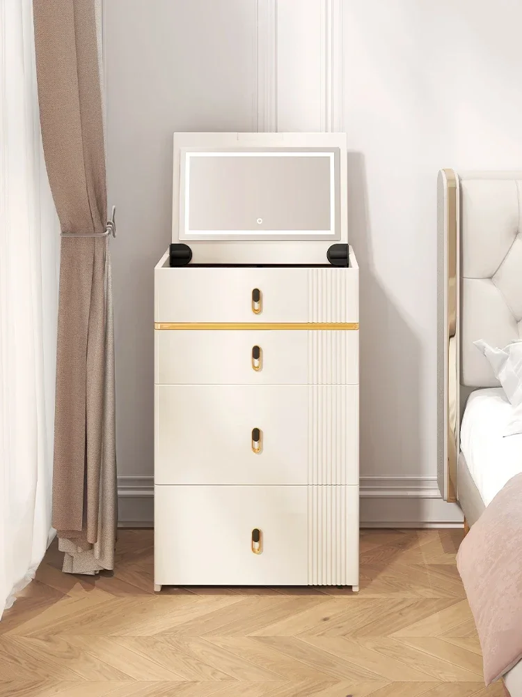 GZ-16 Bedroom Bedside Dressing Table Integrated Small Mini Makeup Table Bedside Storage Cabinet