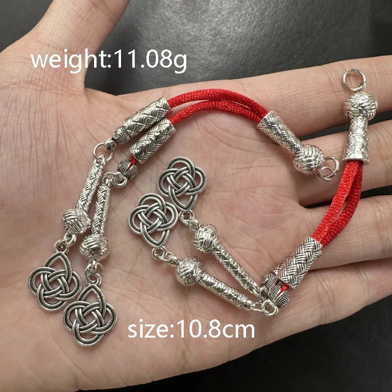 2pcs 12 Color Saudi Arabian Prayer Beads Pendant DIY Handmade Rope Series Bracelet Necklace Earring Connector Accessories