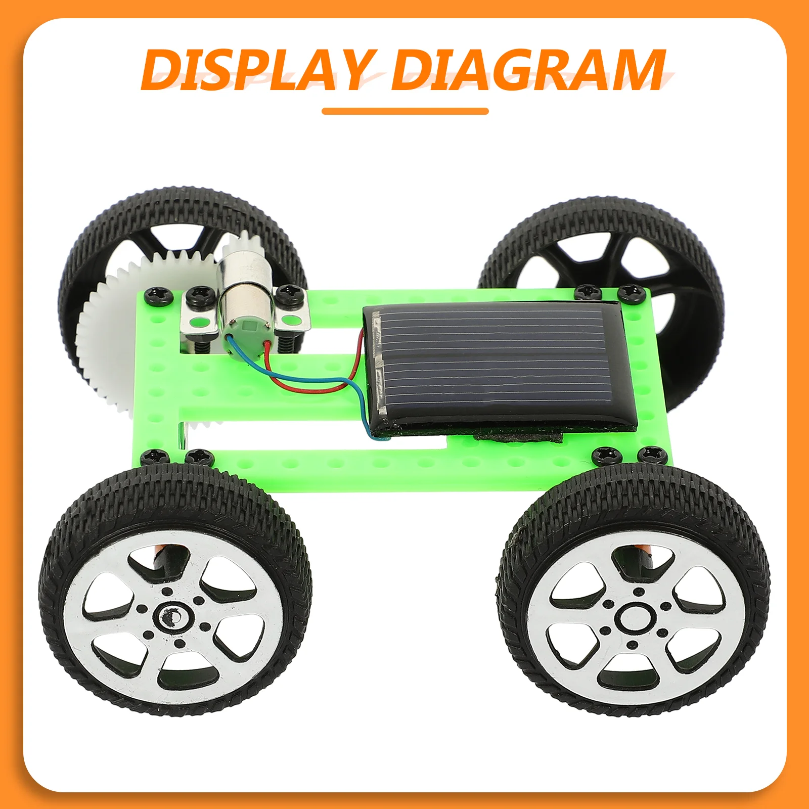 Assembling Solar Cars Powered Toy Kit Fan Assembly Model Vehicle Making Metal Learning Prop DIY Science Project Small Child