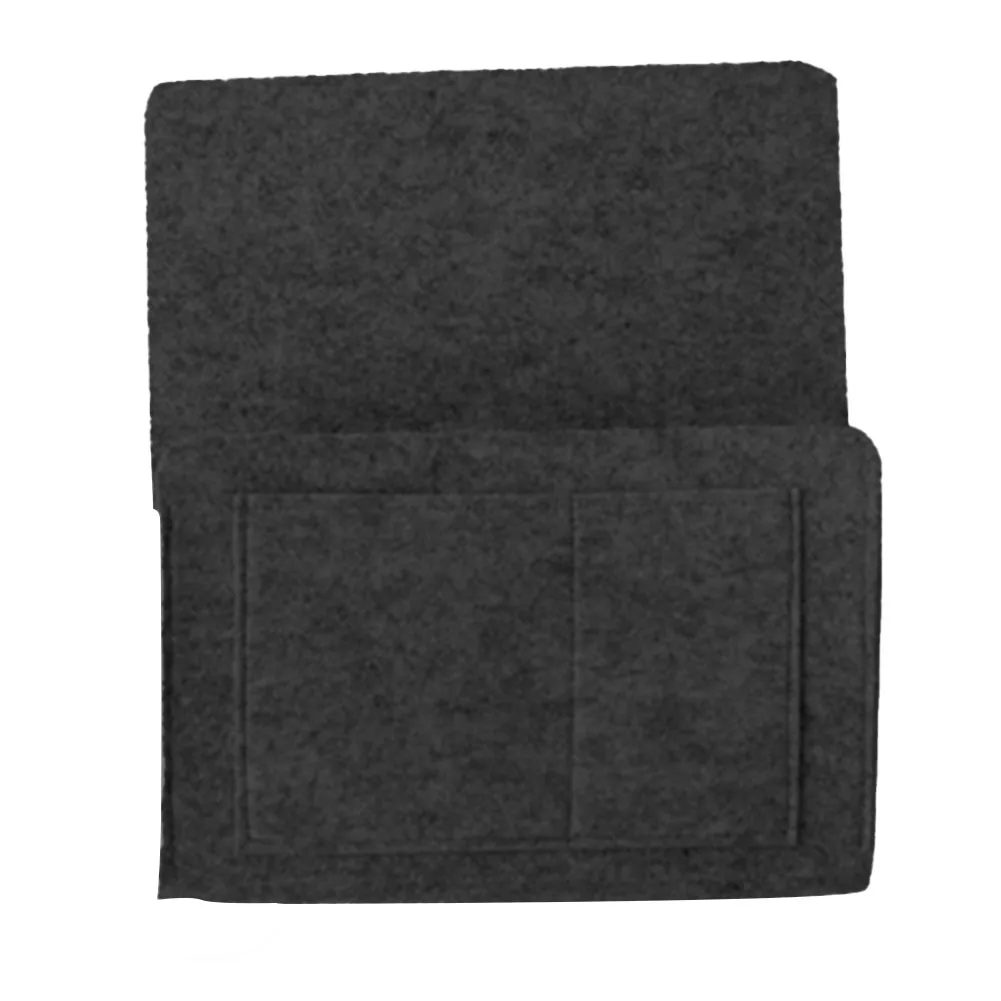 Bedside Fabric Mobile Phone Remote Control Fabric Real Felt Bag Rectangular Shape High Quality Hold Various Items