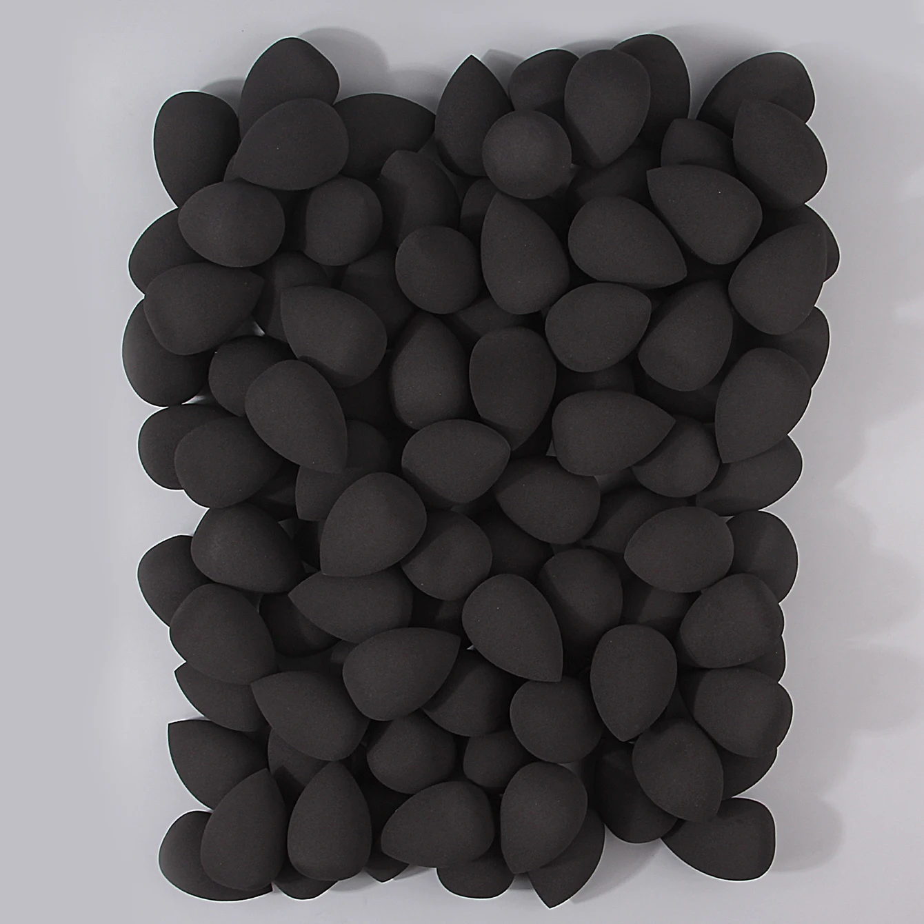 100/50/30/25/20/12PCS large black makeup sponge beauty egg, super soft dry and wet dual-purpose professional beauty tool