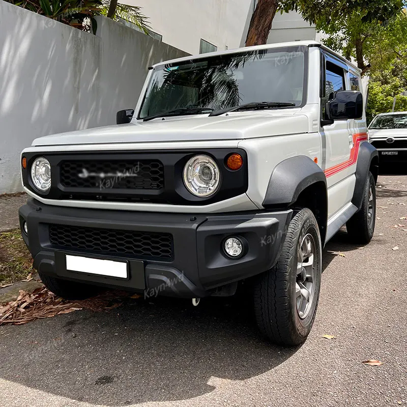 Off Road 4x4 Exterior Accessories Black Front Grille Mesh Racing Grills For Suzuki 3 Door 5 Door 2019-2025 Jimny JB64 JB74 JC74
