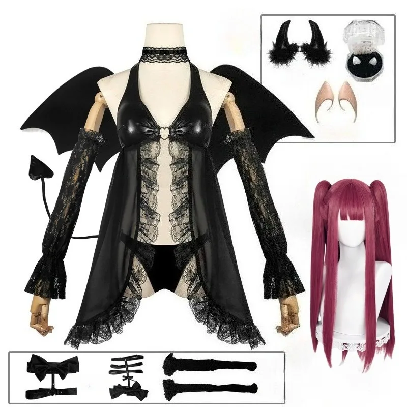 

Anime Kitagawa Marin Cosplay Costume Little Devil Uniform Accessories Wig Suit for Women Halloween Carnival Party Outfit