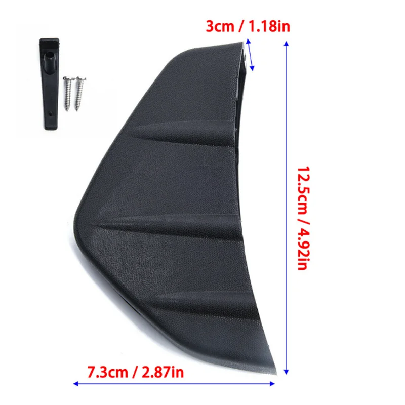 4pcs Universal Car Rear Bumper Diffuser Spoiler ABS Rear Bumper for Dacia Duster Logan Sandero Stepway Lodgy Mcv 2 Dokker