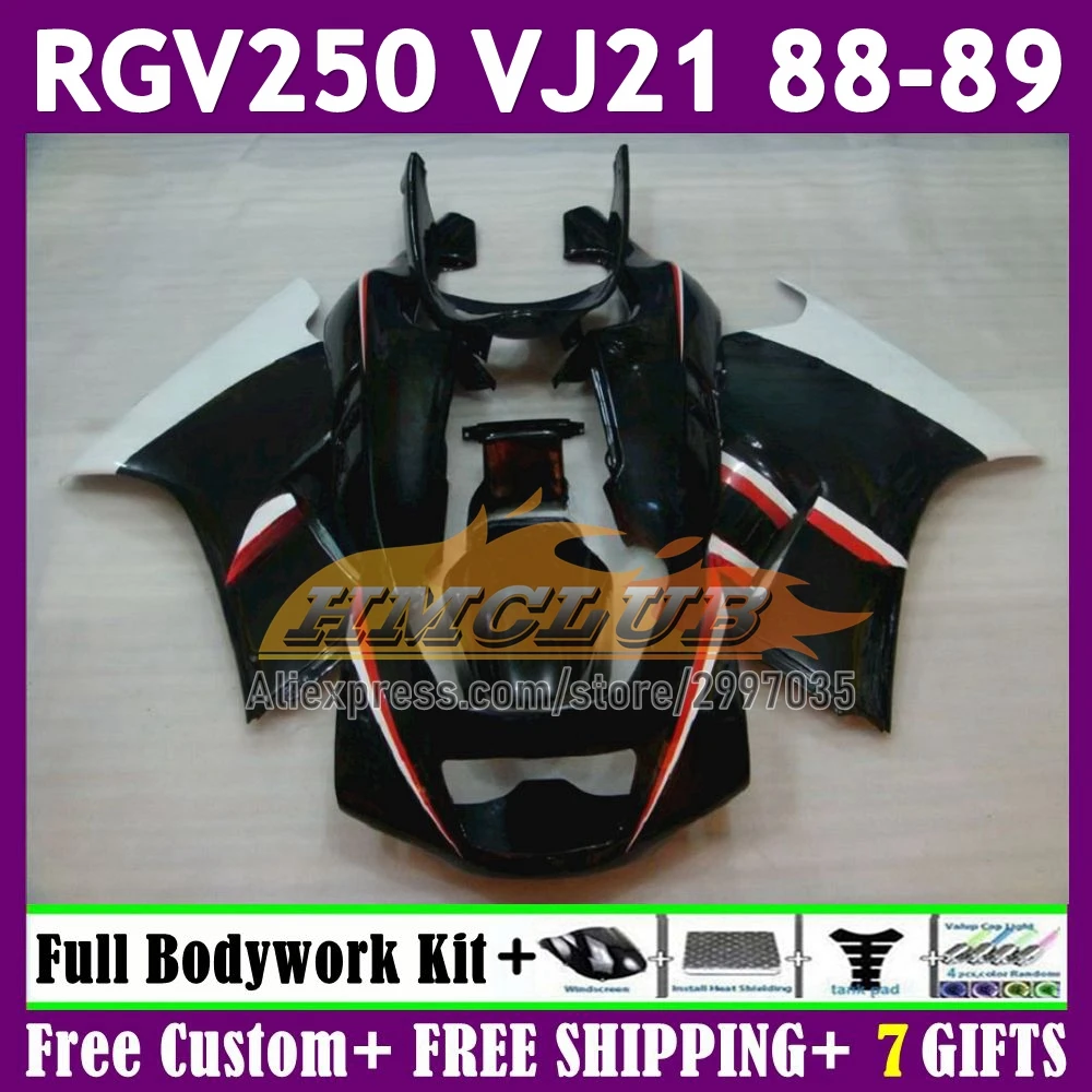 Body For SUZUKI RIZLA red SAPC VJ21 RGV250 VJ 21 Bodywork 58No.33 RGVT-250 RGV-250 1988 1989 RGV 250 RGVT250 88 89 Fairings