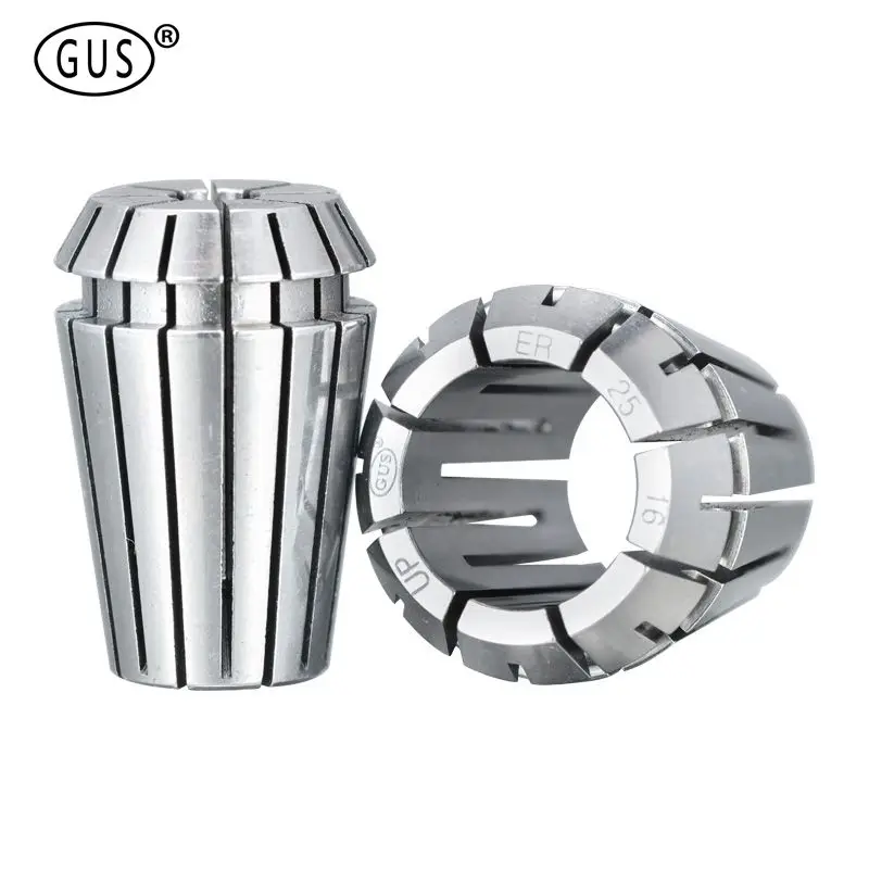 GUS precision 0.003 Spring Collet ER11 ER16 ER20 ER25 ER32 Collet Chuck 1-20 For CNC Engraving Machine Milling Lathe Tool Holder