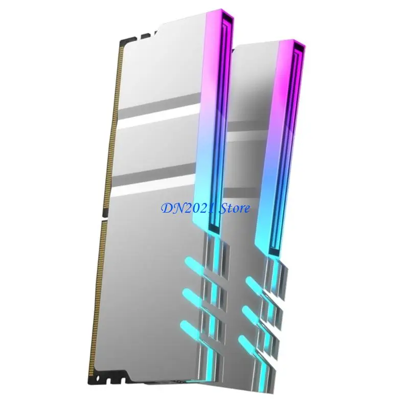 

F3KE Toolless Installs Aluminum Alloy Coolers for DDR4 DDR5 Computer Memory ARGB Syncs Enhances Cooling Performances and Quiet