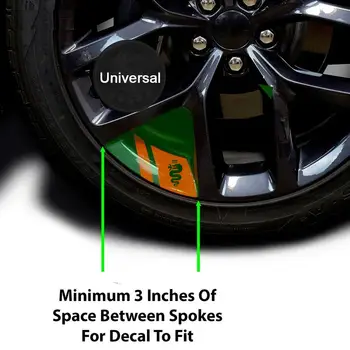 8 最佳銷售 汽車輪轂貼紙 - №2