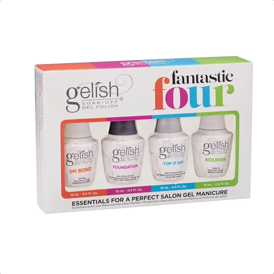 

Fantastic Four Columbals Kit LongLasting ChipFree Shine Прочная отделка Полная профессиональная маникюрная система для салона Качественные ногти