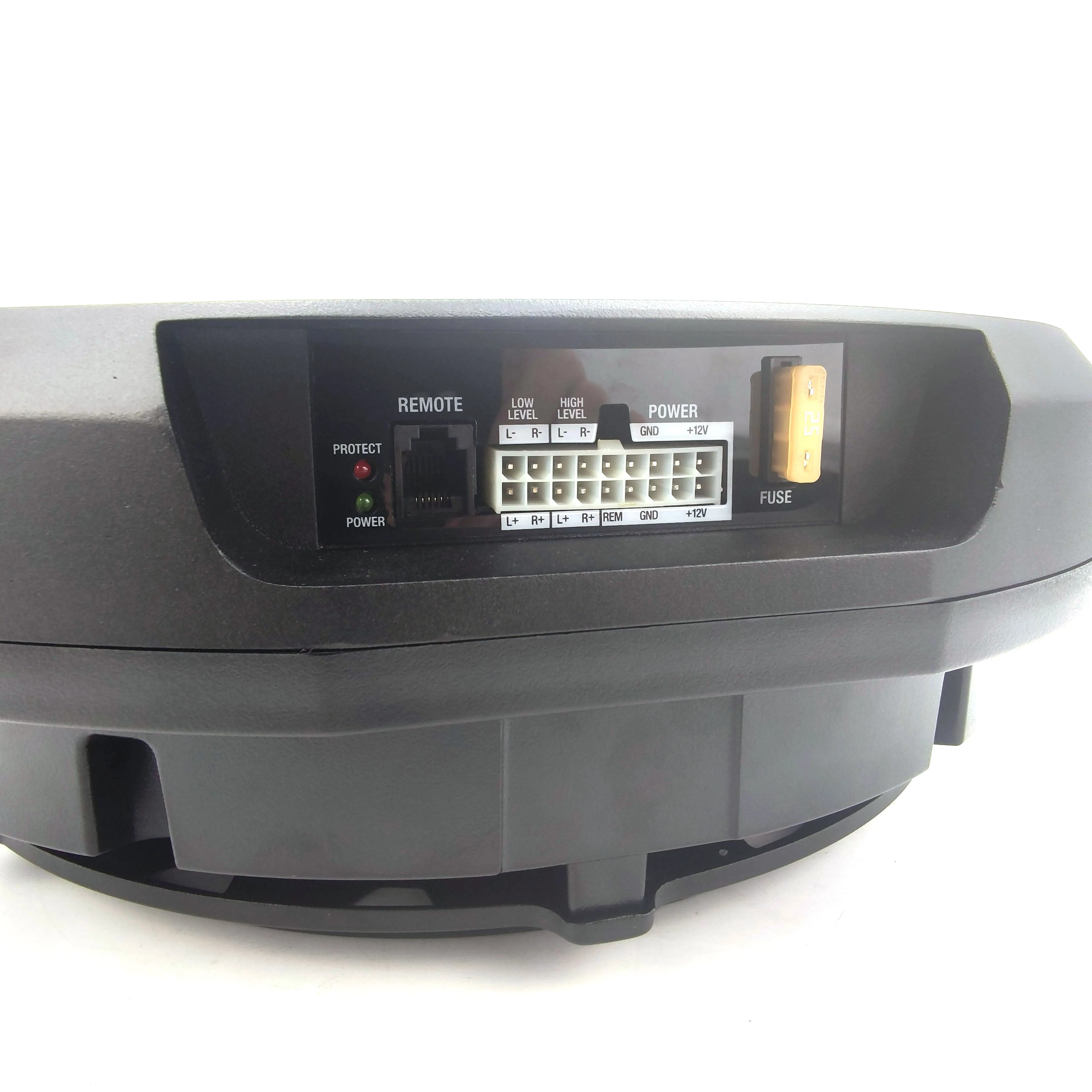 Wholesale New Style 11inch 120W RMS Car Audio Subwoofer Amplifier with Aluminum Panel Bass Car Audio Wheel Subwoofer