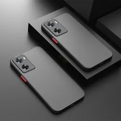 Shockproof Armor Matte Case For OPPO A78 5G A77 A77S A57 A57S A96 A76 A98 A58 A74 A54 A94 4G 5G Realme12 Pro Plus Hard PC Cover
