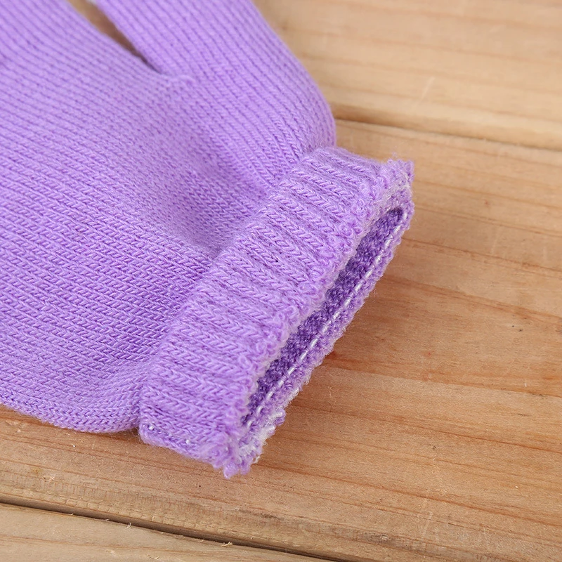 슈퍼 마리오 브로 어린이를위한 따뜻한 니트 장갑 애니메이션 만화 편지 인쇄 장갑 소년 소녀 겨울 방풍 패션 장갑