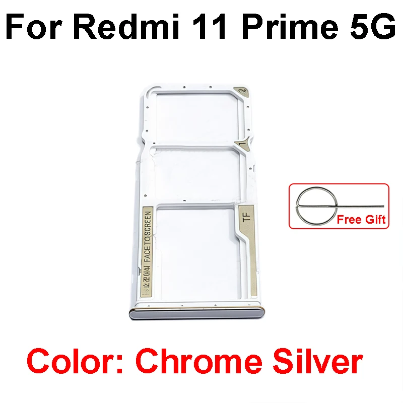 

Лоток для SIM-карты для Redmi 11, Prime 22071219AI, прочный противоударный держатель лотка для SIM-карты, адаптеры, запасные части