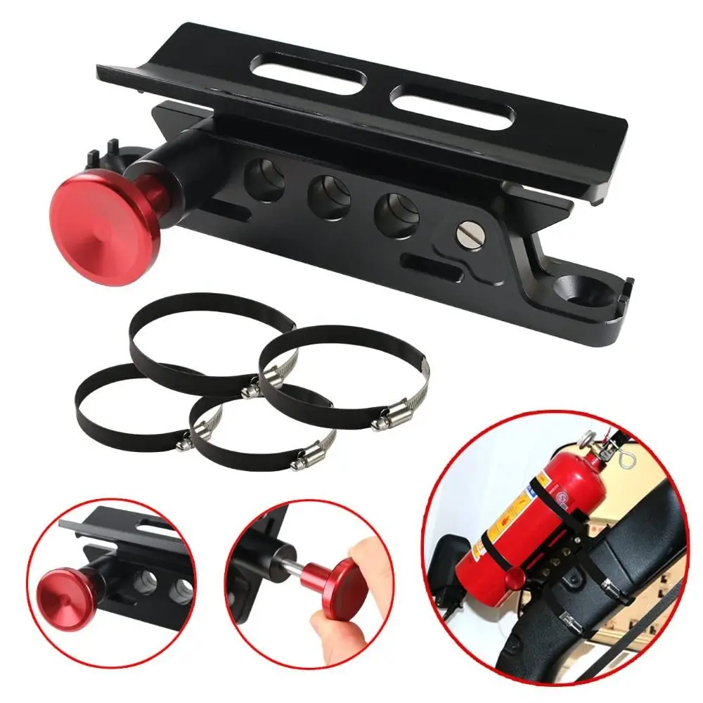 

Quick Release Fire Extinguisher Mount Universal Adjustable Mounting Fire Extinguisher Holder Fire Extinguisher Bracket