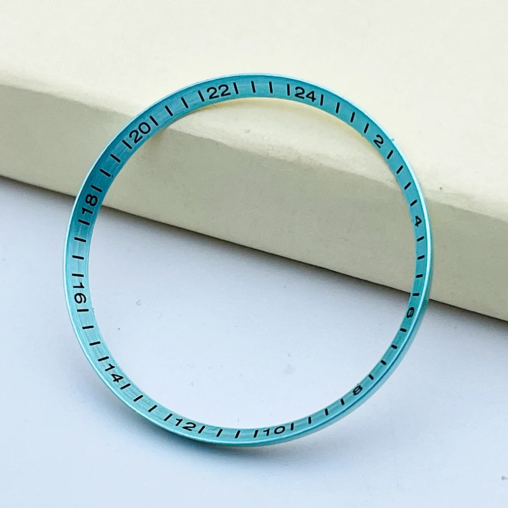 Mod SKX007 Copper Chapter Ring Fit FOR SKX007 SKX009 SPRD Watch Case Inner Ring Men Diving Watch Inner Shadow Ring