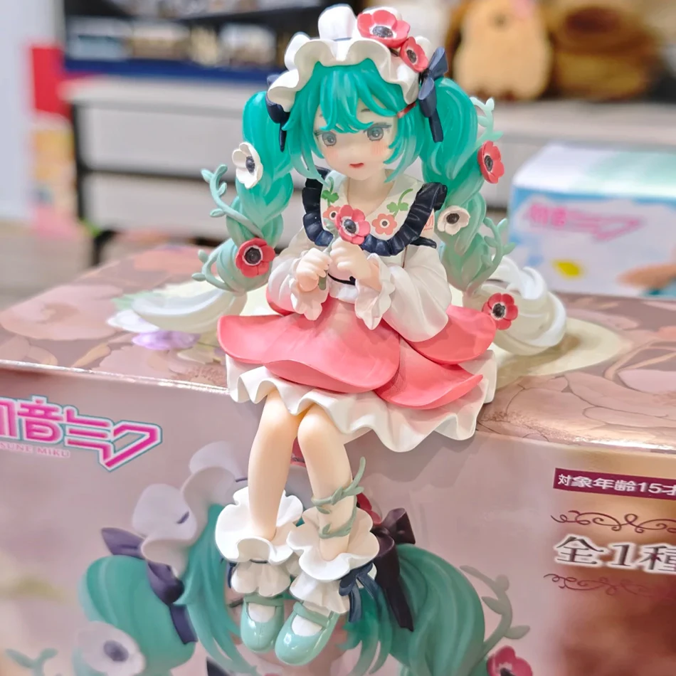 

In Stock FuRyu Hatsune Miku Noodle Stopper Flower Fairy Series Anemone Ver 14CM PVC Anime Action Figures Model Collection Toys