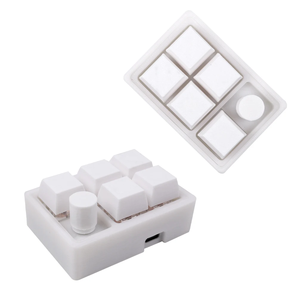 Maker Treasure Creative 3D Printing Model Components Mini Keyboard DIY Print For Gaming and Office