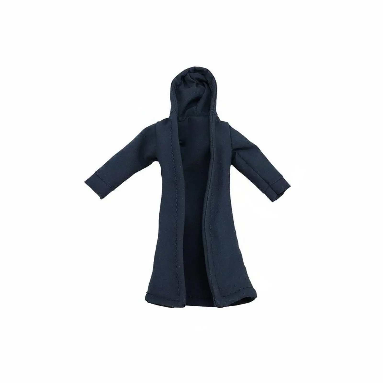 Wired Hooded Trench Coat for 1 18 BJD Dolls Action Figure Clothes Miniature Display Collection