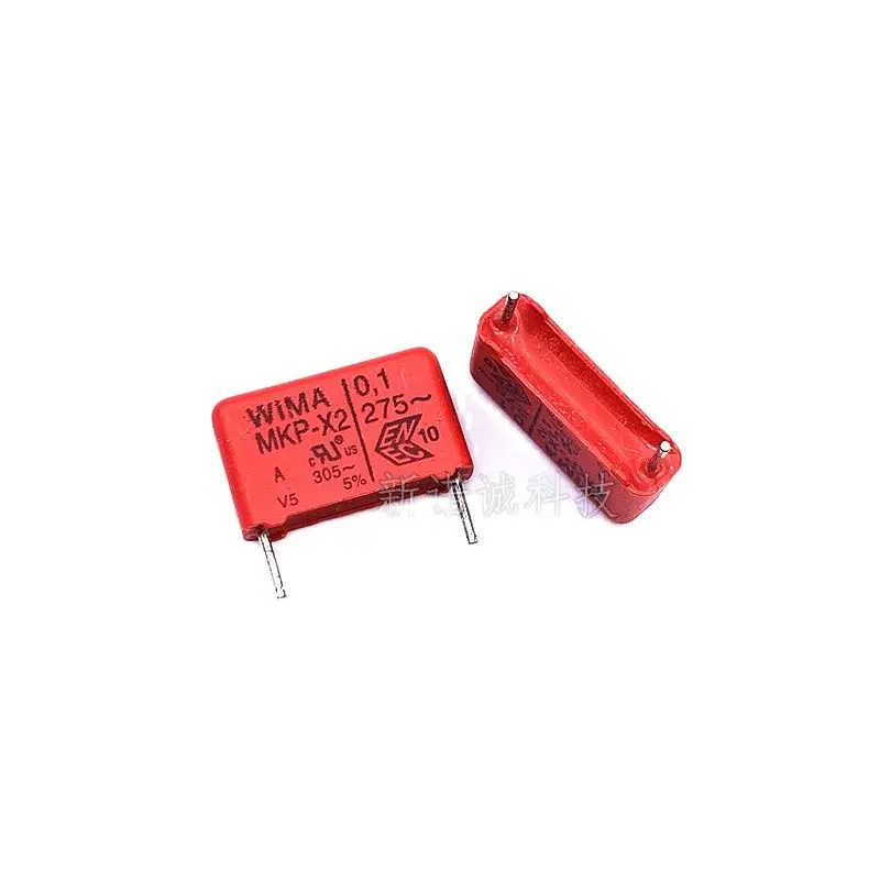 

10PCS/German Weimar Capacitor WIMA 275VAC 104 0.1UF 275V 100nF MKP-X2 Pin Distance 15