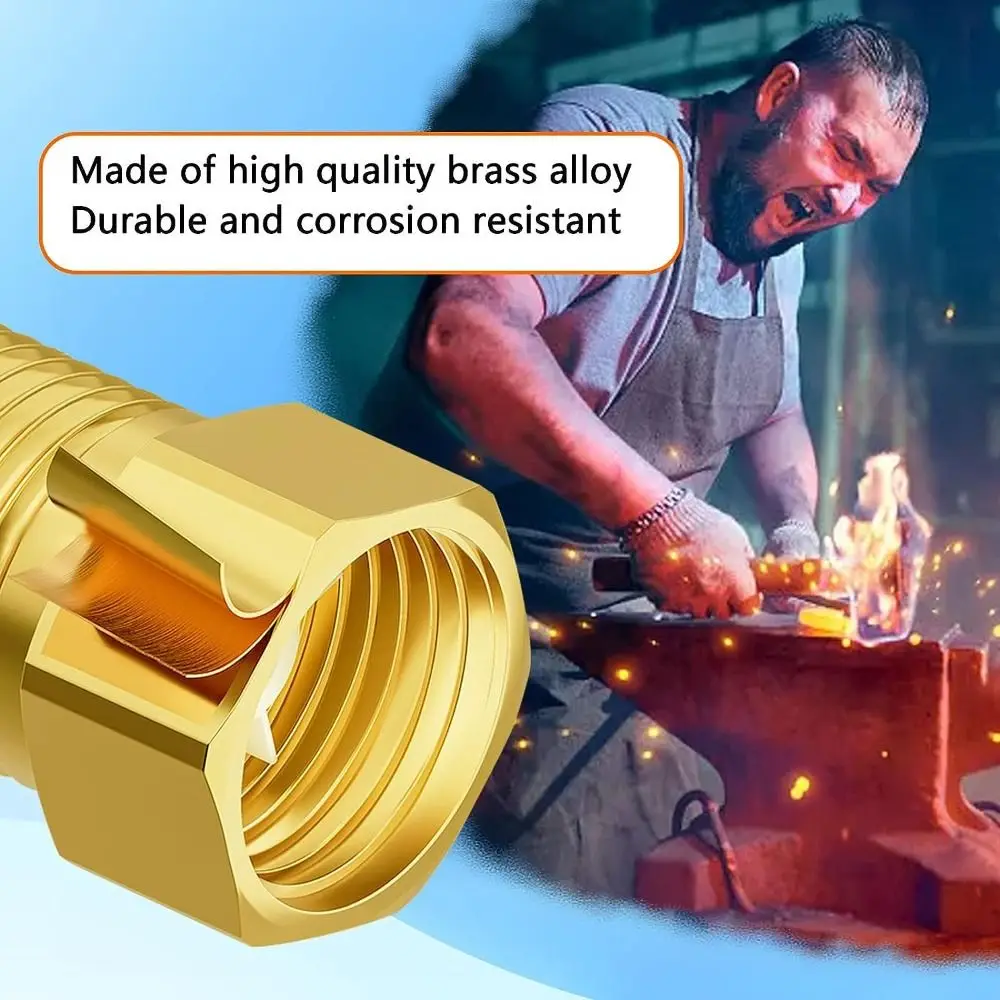 Female to Male Thread Non Return Brass One-way Valve 1/2