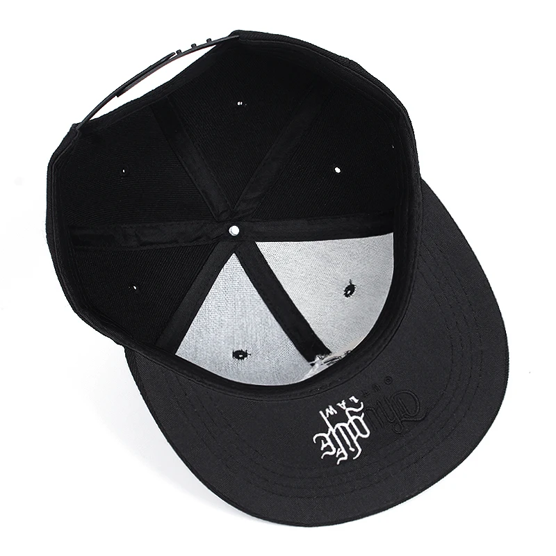 Triangle Life Letter Embroidery 2024 New High Quality Sunscreen Men\'s Handsome Flat Edge Versatile Baseball Hat