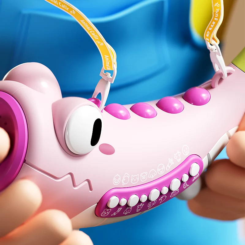 Children's Toy Animal Assembly Number Can Blow Horns Small Horns Simulate Calls Whistle Instruments Parent Child Interactive Toy