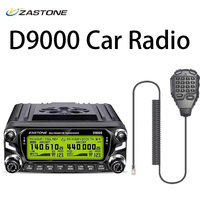 New Zastone D9000 Car walkie talkie Radio Station 50W UHF/VHF 136-174/400-520MHz Two way radio Ham HF Transceiver HAM