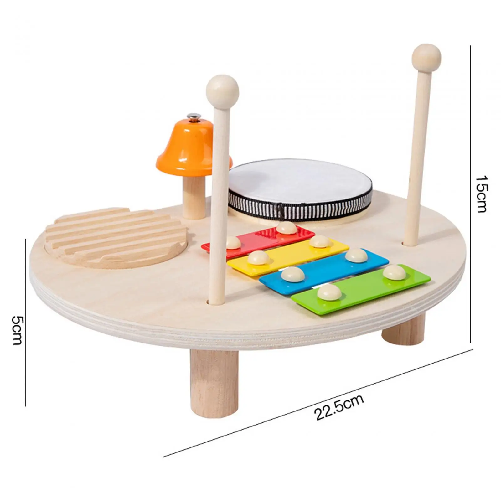 Kinder Trommel Set Holz Xylophon Montessori Spielzeug für Mädchen Kinder Alter 2 3 4 5 6