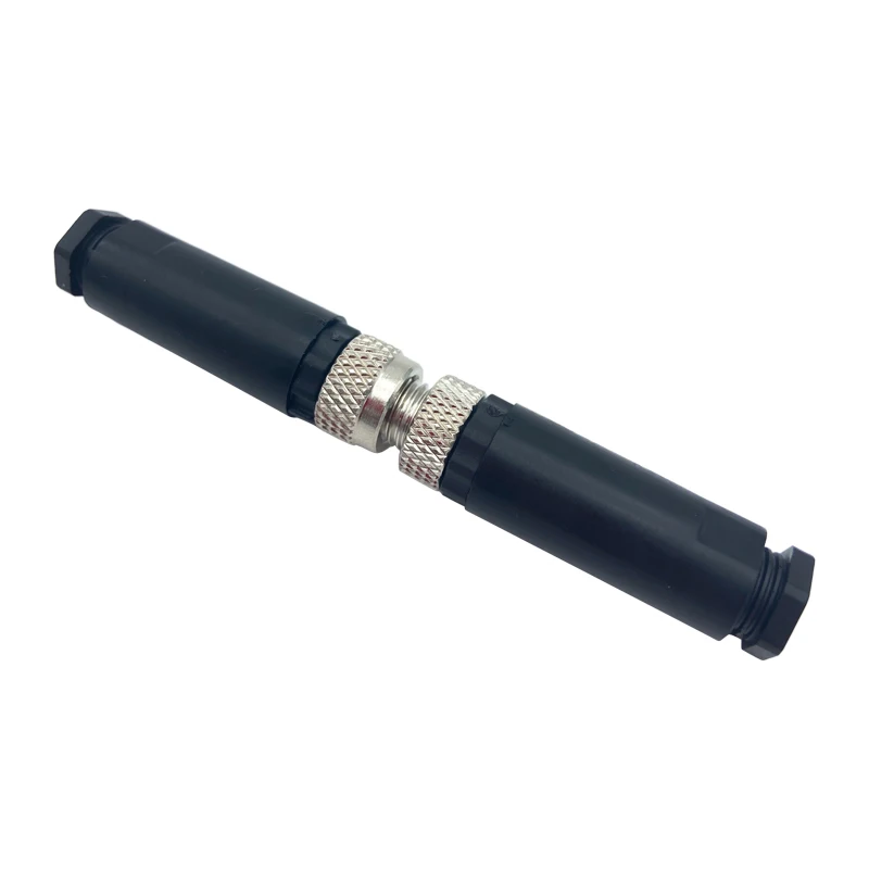 M8 Sensor Connector Screw Threaded Plug Coupling Male Female Straight Angle 3 4 Pin Aviation Industry Machines Eletrical Adapter