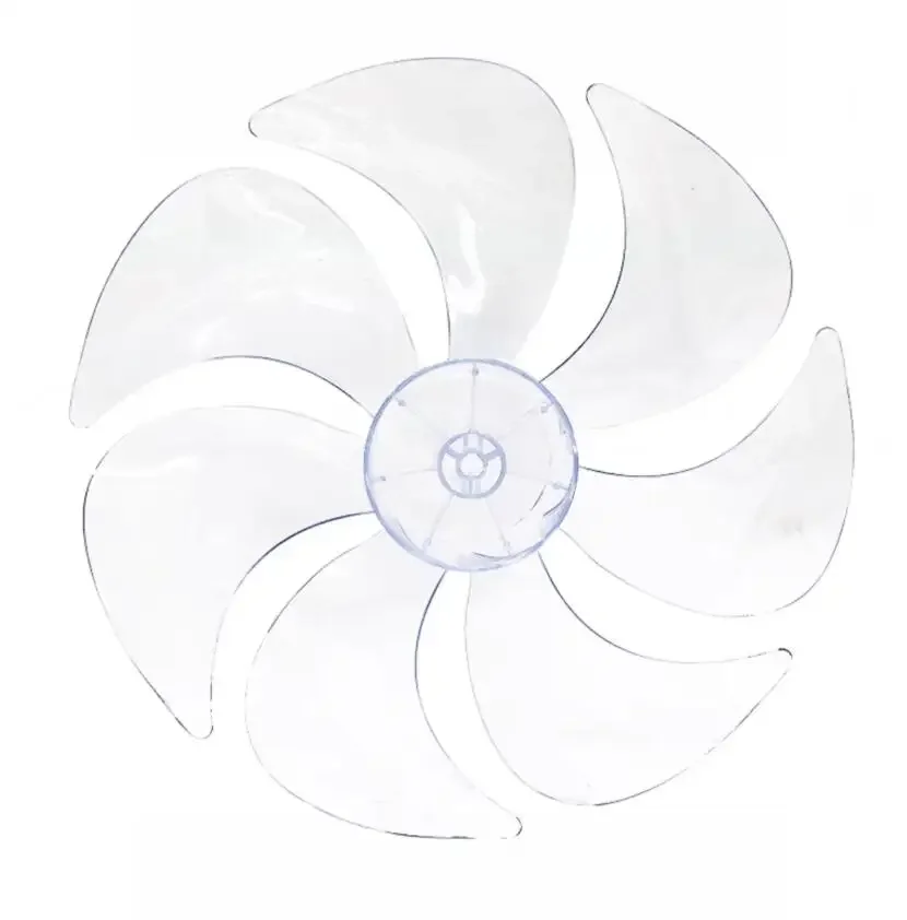 1Pc 14 Inch 350mm 7-Blade Transparent Fan Blade Propeller For Midea SAD35EC SAD35ED Stand Pedestal Floor Fan Replacement Spare P