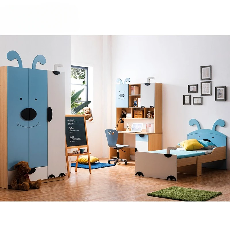 Children's bed telescopic bed single bed accompanying bed boy and girl children's room furniture combination set