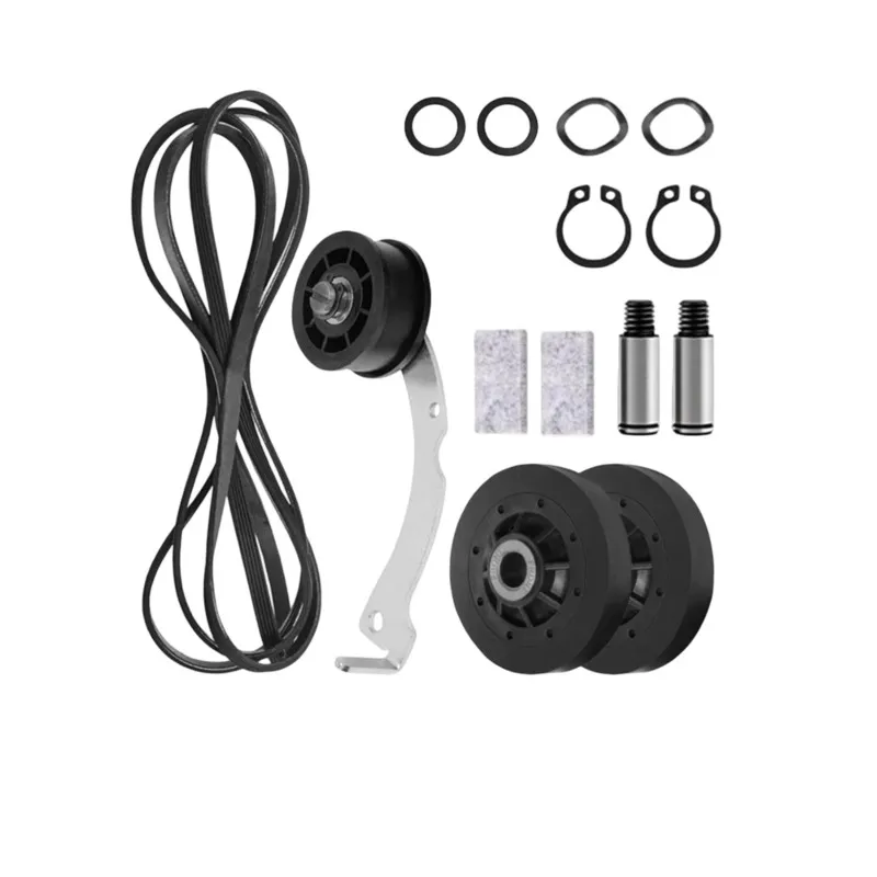 

【FAST-SALE】For RB170002KIT Replacement Dryer Drum Assembly Kit Driven Pulley, Drum Belt And Drum Slide