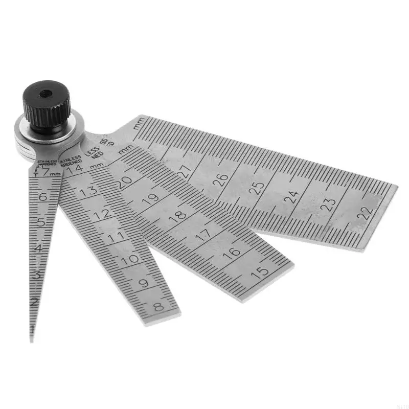 

M17D Durable Stainless Steel Welding Depth Ruler Hole Inspection Tool 0-29mm