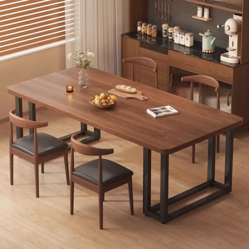 for Dining Table and Chair Set 2025 New High End Small Apartment Fast Food Table Household Rectangular Living Room Furniture