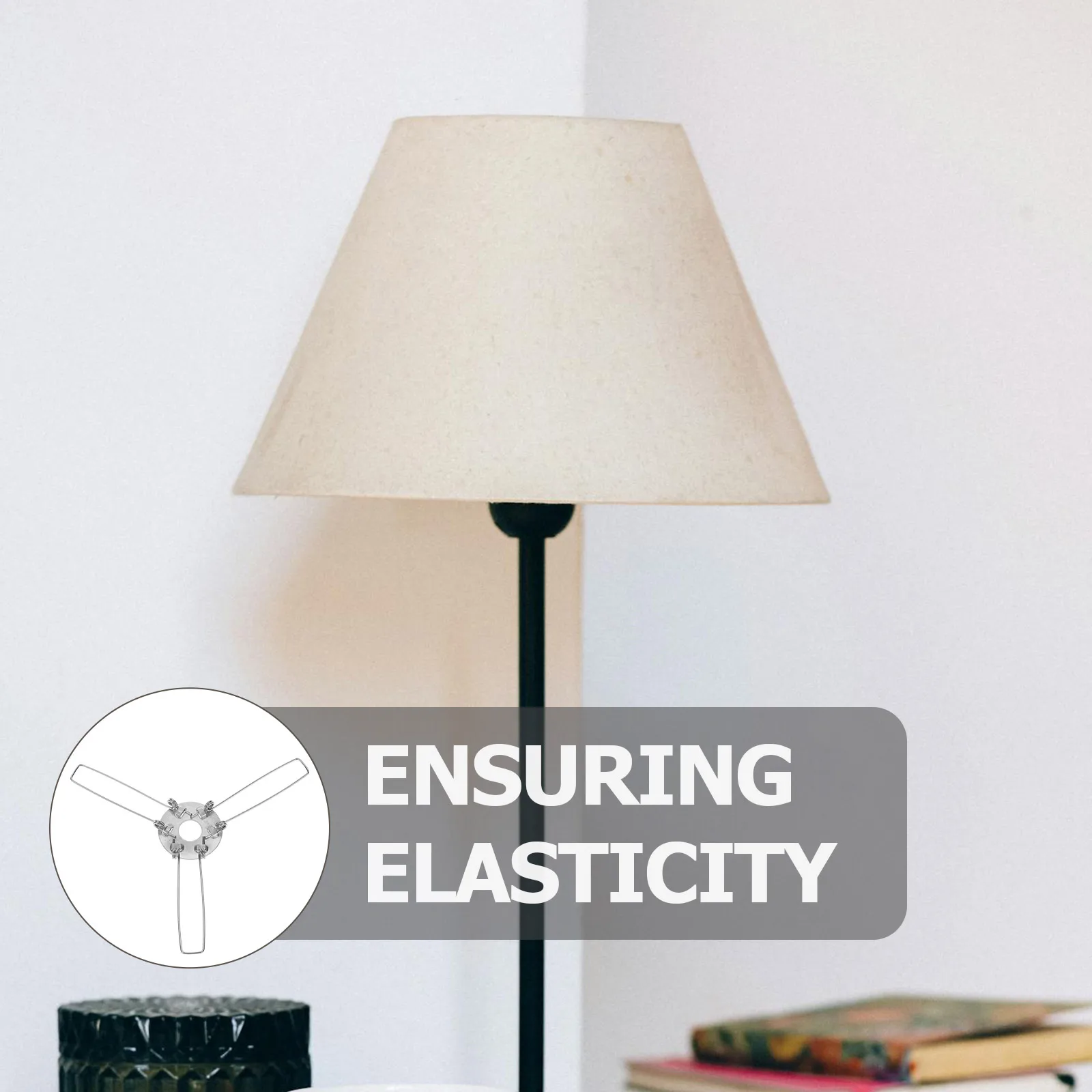 

10Pcs Lampshade Spring Clip Metal Fixing Clips for Pendant Wall Table Lamps Strong Clamping Force No Tools Needed Lamp Shade